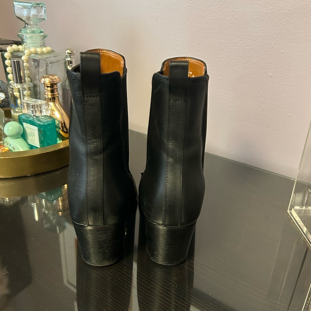 Coach Black and Tan Leather Boots - Picture 5 of 7